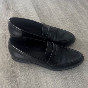 Banana Republic Black Leather Loafers